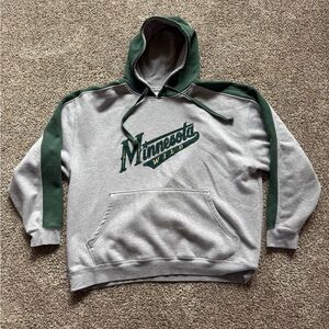 NHL Minnesota Wild Gray and Green Hoodie